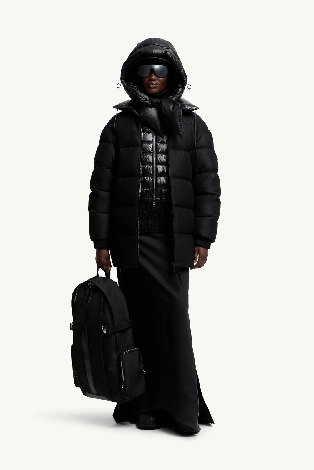 Moncler x EE72 by Edward Enninful Maarutha 롱 다운 재킷