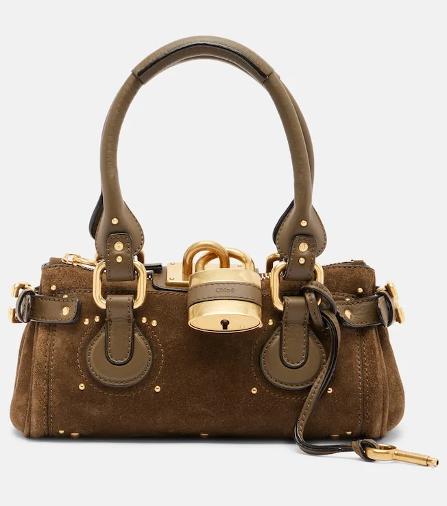 Paddington 스몰 스웨이드 숄더 백